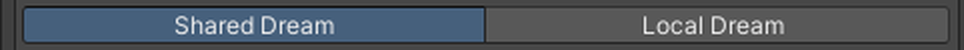The Shared Dream or Local Dream toolbar in the Playback box.