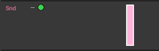 A Sound node on the timeline, on the Snd track.